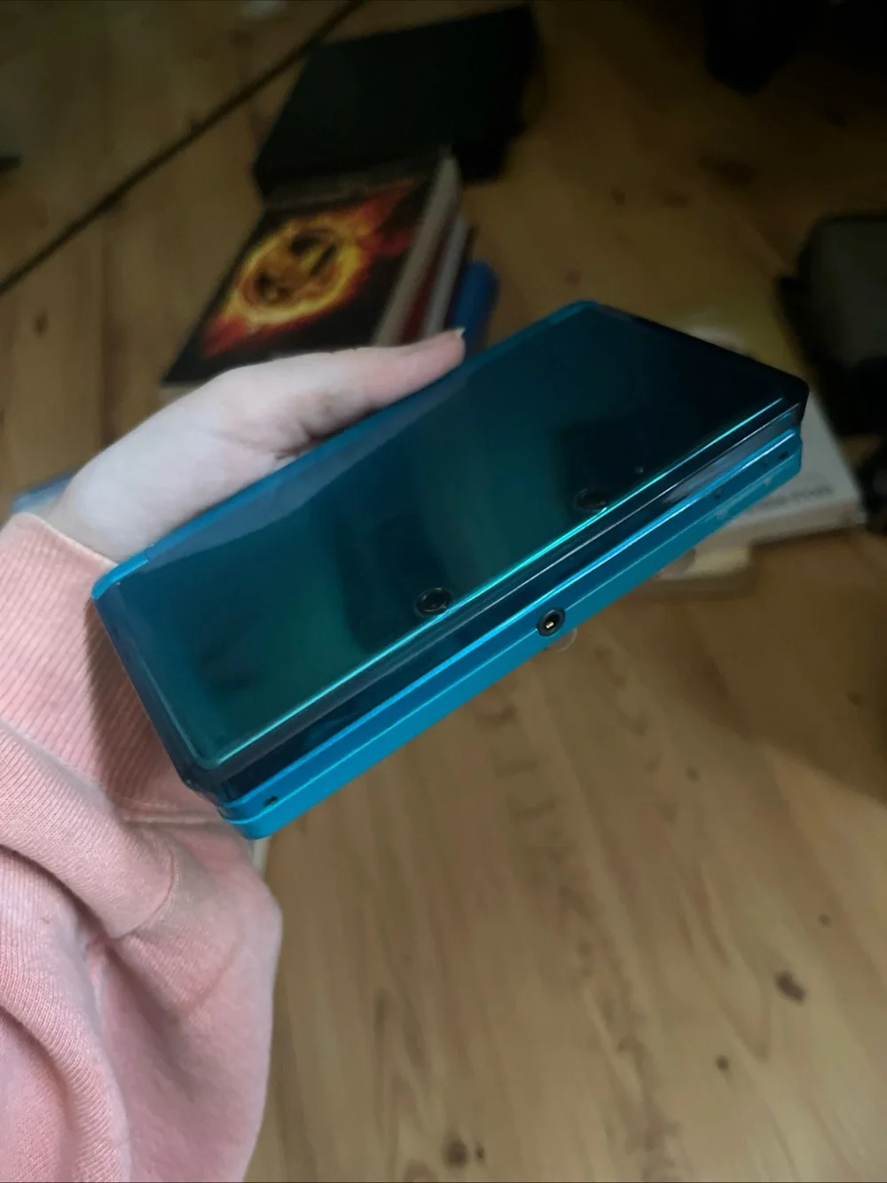 Nintendo 3DS console blue aqua(TESTED WORKS GREAT!)